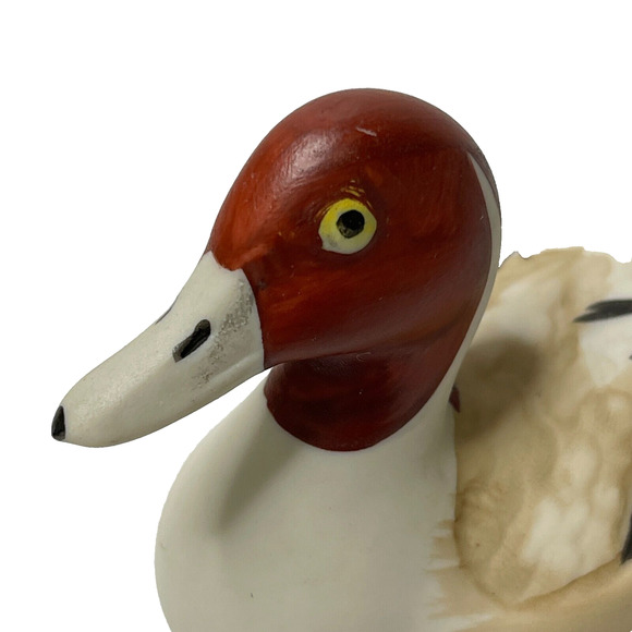 Lot of 2 Ceramic Duck Decoy Shoe Shine Brush and Lint Remover Handpainted VTG - Picture 9 of 11